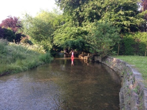 Playing in the beck